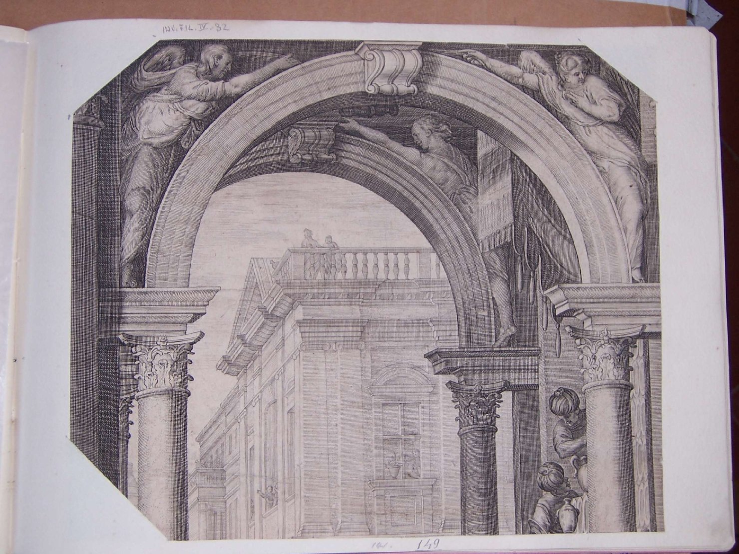 cena in casa di Levi (stampa, frammento) by Caliari Paolo detto Paolo Veronese (